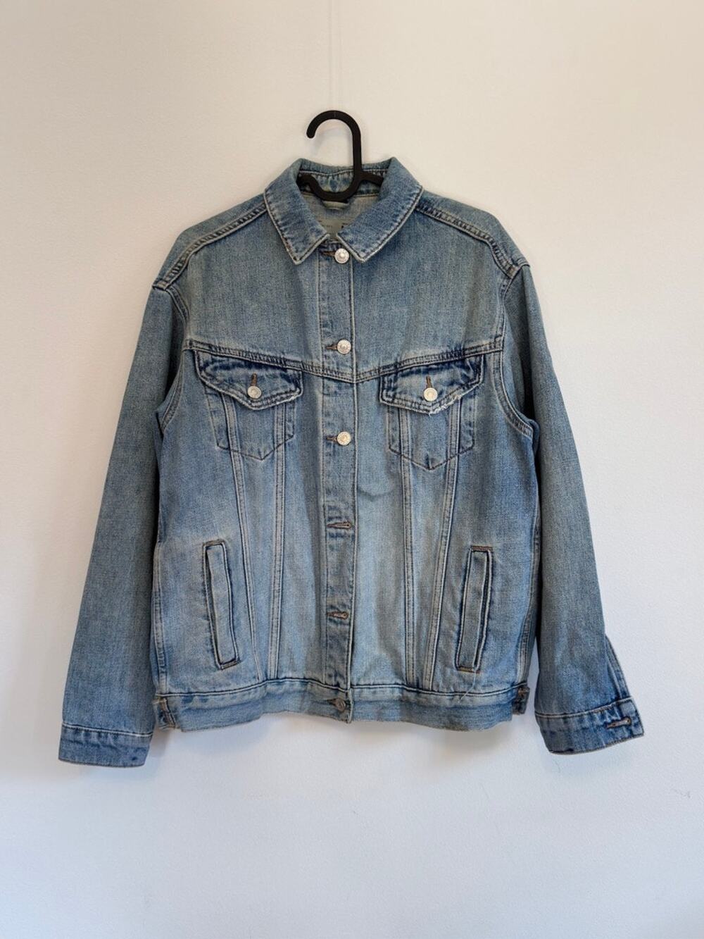 Topshop Women's Jean Jacket Size 2 | Vintage Light wash denim
